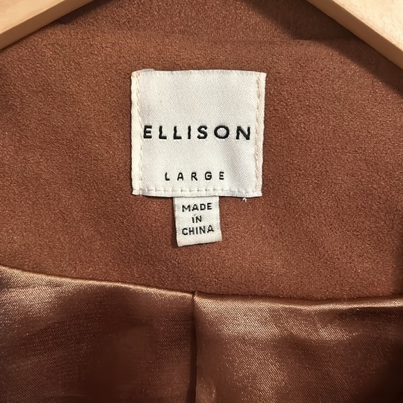 Ellison L Faux Suede Jacket - Picture 3 of 15